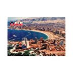 Şili Temalı Ahşap Kartpostal Magnet