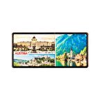 Avusturya Temalı Plaka Magnet