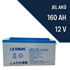 Lexron 12V 160AH DEEP CYCLE NANO CARBON JEL AKÜ
