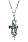 Slipknot  Zincir Kolye - Gümüş Kaplama - Erkek Kadın Kolye - Kod:1071