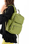 Ultra Hafif Şik ve Su Geçirmez Orta Boy Sırt Çantası Yeşil Model: (571-13-9D)