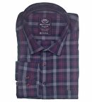  Erkek Büyük Beden Battal Boy Uzun Kol Klasik Kesim Ekose Gömlek