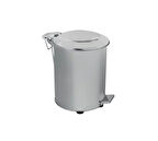 50 LT ENDÜSTRİYEL PASLANMAZ PEDALLI ÇÖP KOVASI