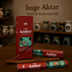 Darshan İncense Amber 20'li Çubuk Tütsü