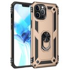 Smcase iPhone 13 Pro Max Kılıf Vega Yüzüklü Tank Silikon  Nano Ekran Koruyucu