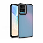 Gpack Vivo Y32 Kılıf Flora Sert Silikon Arkası Cam Şeffaf