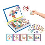 Eğitici Magnet Yaratıcı Şekiller Oluşturma Seti - Manyetik Parça Şekiller Oluşturma Oyun Set