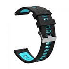 Gpack Huawei Watch 3 Classic Kordon Delikli Çift Renk Şık Tasarım KRD 55 