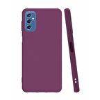 Smcase Samsung Galaxy M52 5G Kılıf Mat Biye Silikon  Tam Kapatan Ekran Koruyucu