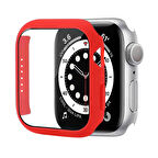 Smcase Apple Watch Uyumlu 41mm Gard Mika Tam Kapatan Ekran Koruyucu 