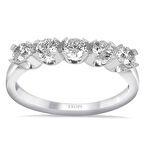 G Renk 0.50 Karat Pırlanta Beştaş Yüzük - Haftanın Yıldızlı Fırsatı