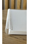 A4 Çizgili Spiralli Defter, A4 Boyut (21cm x 29.7cm), 60 Yaprak, 90gr. Ivory, Şeffa PVC Kapak