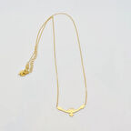 Uretti - BURCU 7427 Aslan Burcu Gümüş Kolye - Gold