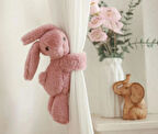 Kucaklayan Sarılan Peluş Tavsan Bileklik Bebek Cocuk Odası Perde Oda Dekoru - Pembe