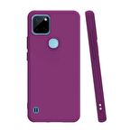 Smcase Realme C21y Kılıf Biye Mat Silikon