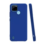 Smcase Realme C21y Kılıf Biye Mat Silikon  Nano Ekran Koruyucu
