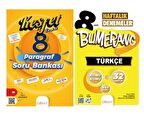 GÜNAY YAYINLARI 8.SINIF Keşfet Paragraf Soru Bankası ve BUMERANG 32 HAFTALIK TÜRKÇE DENEMESİ (2 KİTAP)