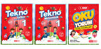KIRMIZI BEYAZ YAYINLARI 1.SINIF 2.DÖNEM TEKNO TÜRKÇE - MATEMATİK - OKUYORUM ANLIYORUM 3'LÜ SET