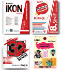PRUVA AKADEMİ YAYINLARI 8.SINIF TÜRKÇE İKON SORU BANKASI+32 HAFTA TÜRKÇE DENEME+TÜRKÇE SORULAR KONUŞUYOR+HEDİYE
