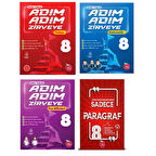 NEWTON YAYINLARI 8.SINIF ADIM ADIM ZİRVEYE TÜRKÇE+MATEMATİK+FEN BİLİMLERİ+PARAGRAF SORU BANKASI