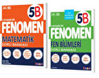 FENOMEN YAYINLARI 5 Matematik B Soru Bankası + Fen Bilimleri B Soru Bankası