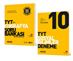 HIZ YAYINLARI TYT COĞRAFYA SORU BANKASI + 10 LU SOSYAL BİLİMLER DENEME