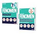FENOMEN YAYINLARI 7 Paragraf A Soru Bankası + Yazım Kuralları Ve Noktalama İşaretleri Soru Bankası (2 Kitap)