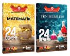 SINAV YAYINLARI LGS Matematik + Fen Bilimleri 24 Ayar Deneme (2 KİTAP)