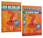 MOZAİK YAYINLARI 7. Sınıf Fen Bilimleri Soru Bankası ve Fen Bilimleri 20 Deneme (2 Kitap)