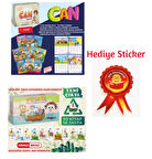 GİZEMLİ BAHÇE 1.SINIF CAN SERİSİ 10'LU HİKAYE - PÜSKÜL GERİ DÖNÜŞÜMÜ ANLATIYOR 10'LU HİKAYE SETİ