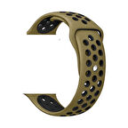 Gpack Huawei Watch Gt3 Pro 43mm Kordon Delikli Çift Renk Silikon 