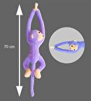 Elleri Yapışan Oyun Ve Uyku Arkadaşı 70 Cm Peluş Maymun Oyuncak - Premium Kumaş 