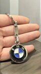 Bmw Logolu Metal Otomobil Anahtarlığı - 2 Yönlü