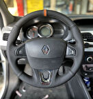 Clio 4 FAZ 1 2014-2017 Araca Özel Direksiyon Kılıfı (Makyajlı Kasalara Uyumlu Değildir)