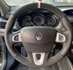 Fluence Megane 3 Scenic Direksiyon Kılıfı Araca Özel Gri Yüzüklü