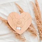 Bebek Hediyelik Yenidoğan Bileklik Hatırası Kalpli