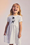 DeFacto Kız Bebek Puantiyeli Kısa Kollu Yazlık Elbise E8719A525SMER134