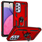 Gpack Samsung Galaxy A33 5G Kılıf Vega Sert Silikon Tank Standlı Yüzüklü Mıknatıslı