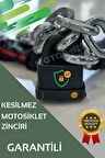 Kesilmez Galvanizli 13mm Motosiklet- Bisiklet  Zincir Ve Kilit 1.5 Metre