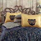 Hobby Çift Kişilik Saten Nevresim Caprice Sarı