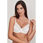 Eros Kadın Balenli Toparlayıcı Çizgili Sütyen