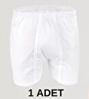 1 Adet Erkek % 100 Pamuk Arjantin Penye Boxer Beyaz (65 Kilo-115 Kilo)