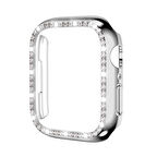 Smcase Apple Watch 41mm Uyumlu Taşlı Gard Koruma Kapak
