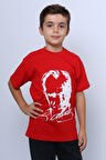 ÇOCUK ATATÜRK AYYILDIZ BASKILI TSHİRT KISA KOLLU A62