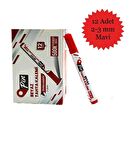 Pin Doldurulabilir Tahta Kalemi 12'Lİ