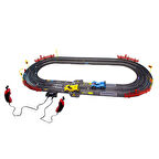 1/43 Ölçek Oyuncak Formula Yarış Pisti Işıklı İki Kişilik Top Turbo