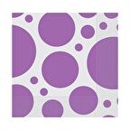 PEÇETE KARIŞIK PUANTİYE LİLA 20'Lİ