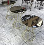 Brc KUM SAATİ ZİGON Düz SİYAH Desen Metal transmisyon Çelik GOLD Renk Kaplama El Yapım