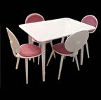 Bengi Masa-Sandalye RETRO Papel Takım model Kayın Torna  kaplama sandalye Açılır Açık Parlak ceviz  El Yapım