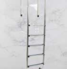 Havuz Merdiveni 304 Kalite Paslanmaz Çelik CNC kesimli 5 Basamaklı El Yapım